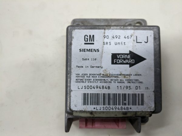 Блок управління SRS подушки безпеки OPEL OMEGA B  LJ 2003 року - SIEMENS